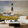 Coastal Lighthouse Beacon Mural Wallpaper - room preview 06