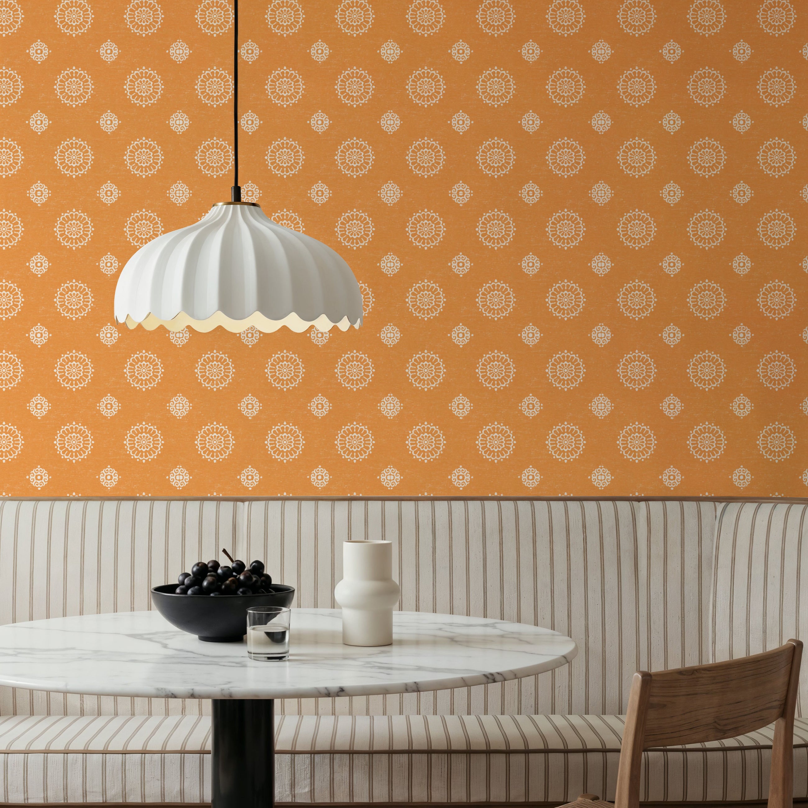 Atlantic Orange Mural Wallpaper