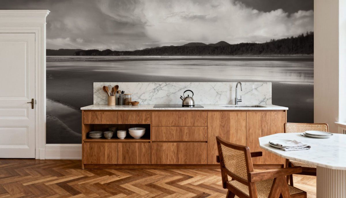 Clearing Storm on Washington Coast IV Mural Wallpaper - room preview 06