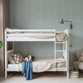 Seeing Stripes Blue Mural Wallpaper - room preview 06