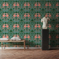 Flamingo Friends Mural Wallpaper - room preview 06
