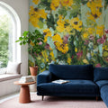 Sunlit Sunflowers Mural Wallpaper - room preview 06
