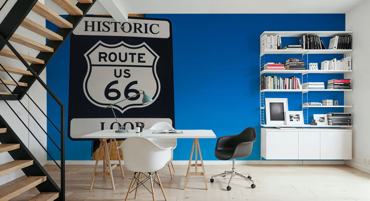 Route 66 Mural Wallpaper - room preview 06