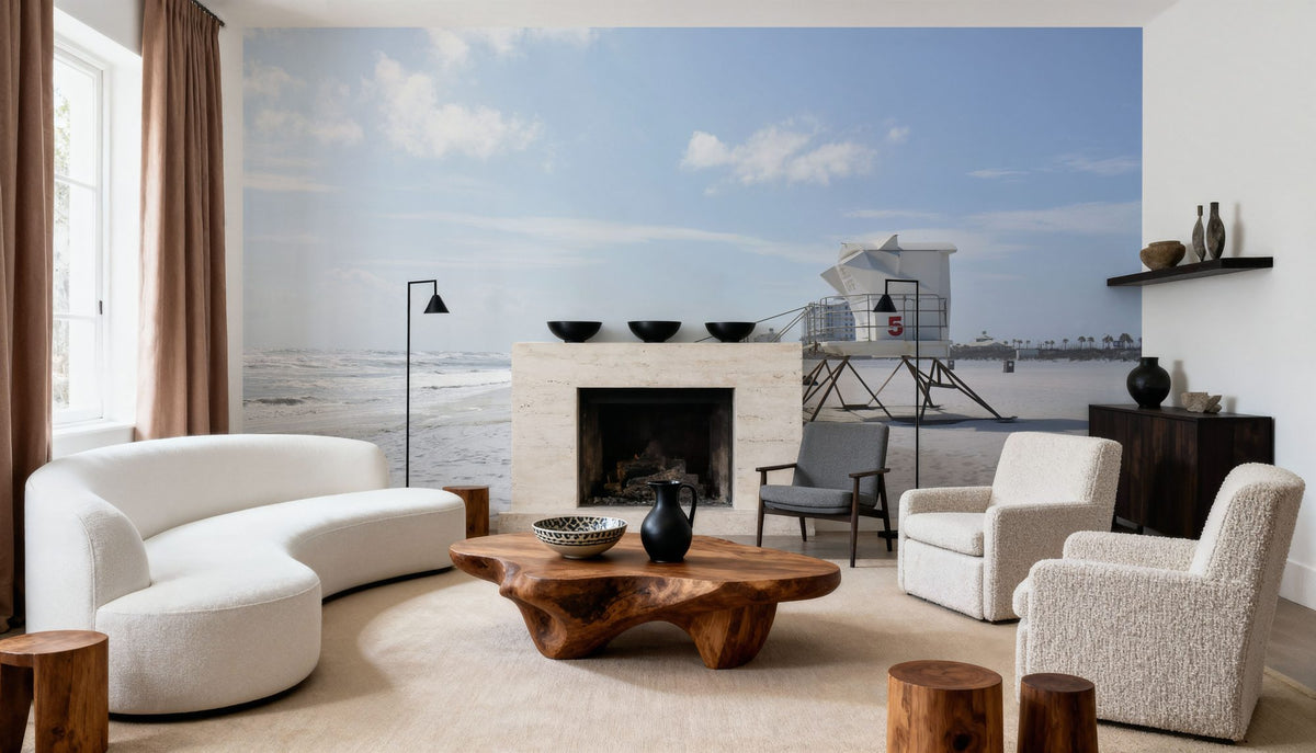 Beach Stroll Mural Wallpaper - room preview 06
