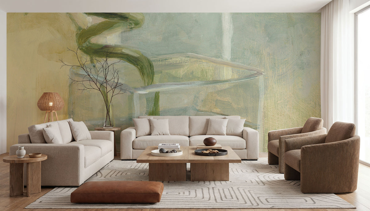 Peaceful Orchid I Mural Wallpaper - room preview 06