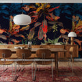 Exotic Plants Bloom Mural Wallpaper - room preview 06