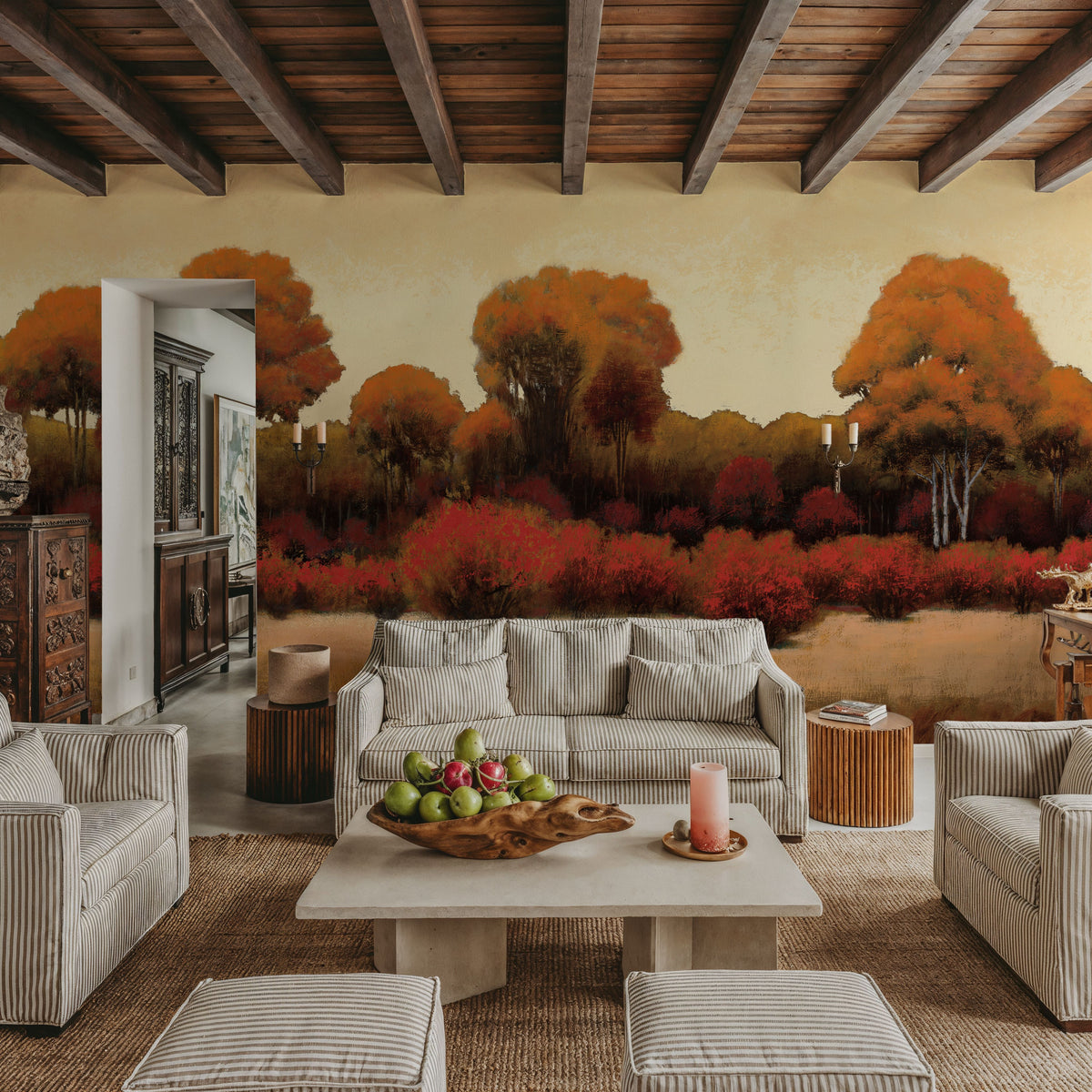 Autumn Forest III Mural Wallpaper - room preview 06