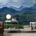 Crystalline Alpine Mirror Mural Wallpaper - room preview 06