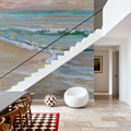 Peach Beach Mural Wallpaper - Neutral Tone - room preview 06