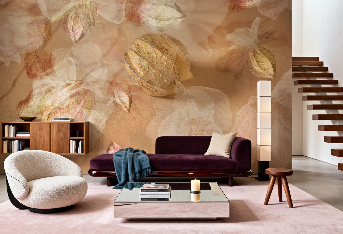 Botanical Fantasy Mural Wallpaper - room preview 06