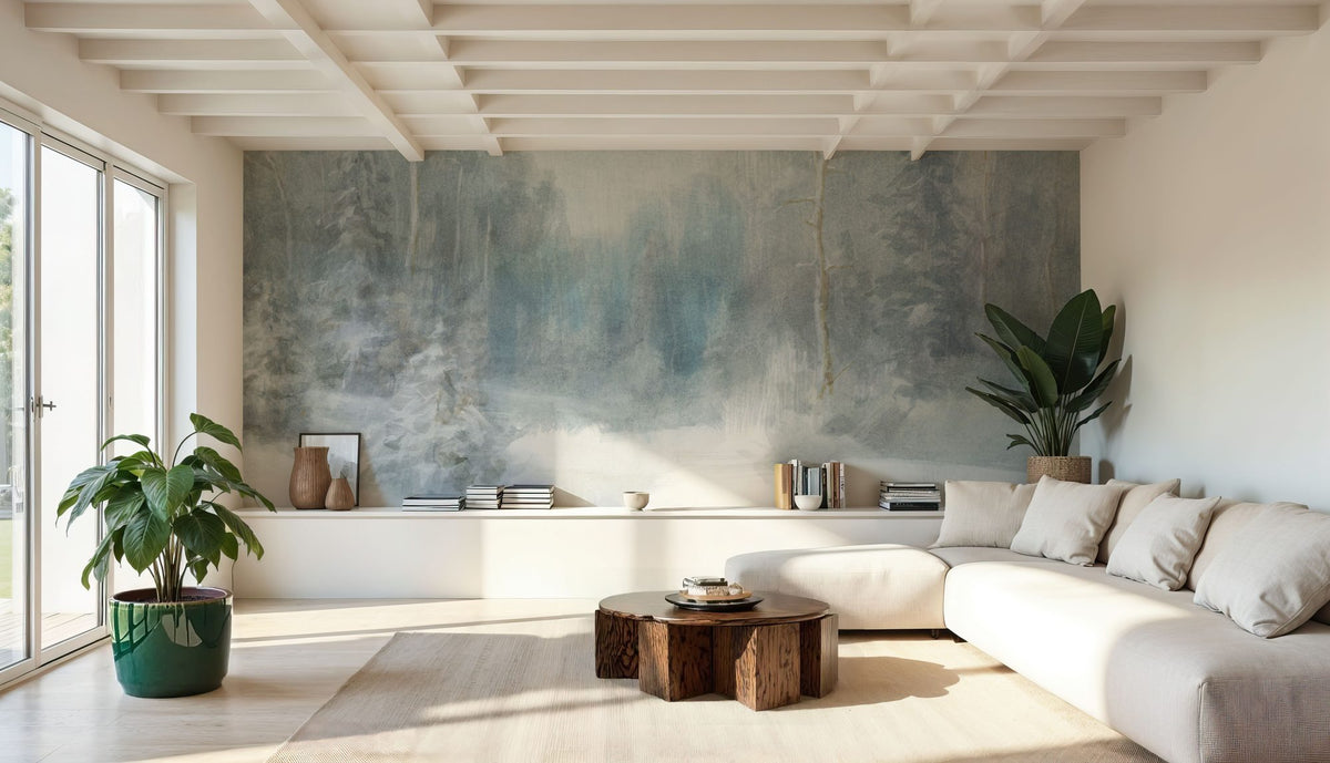 Peaceful Winter Mural Wallpaper - room preview 06