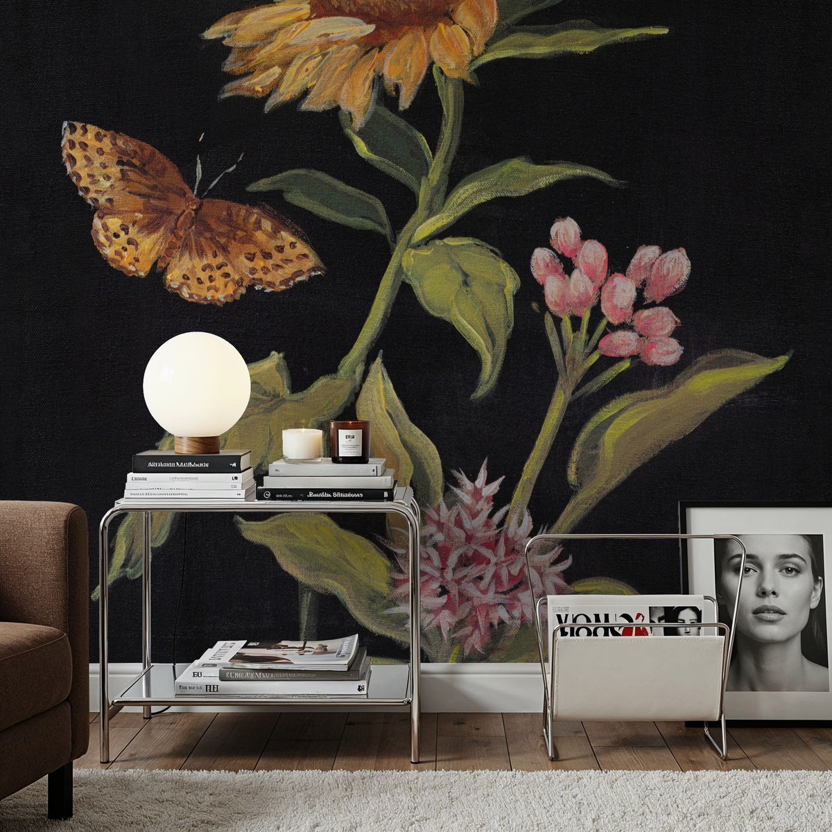 Botanical Beauty III Mural Wallpaper - room preview 06