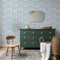 Blue Fields Light Mural Wallpaper - room preview 06