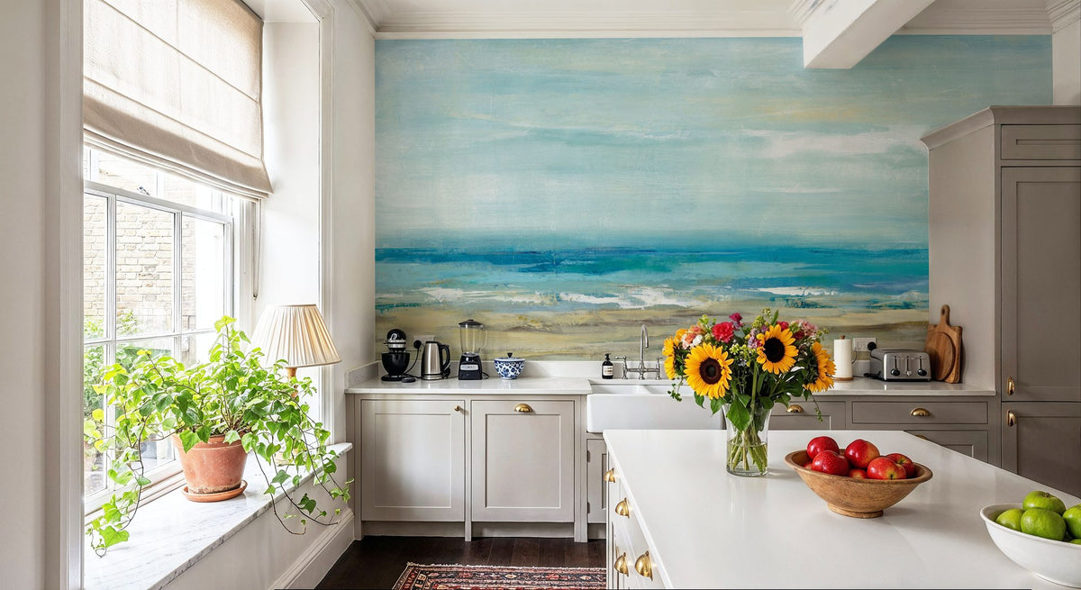 Sea Coast Mural Wallpaper - room preview 06