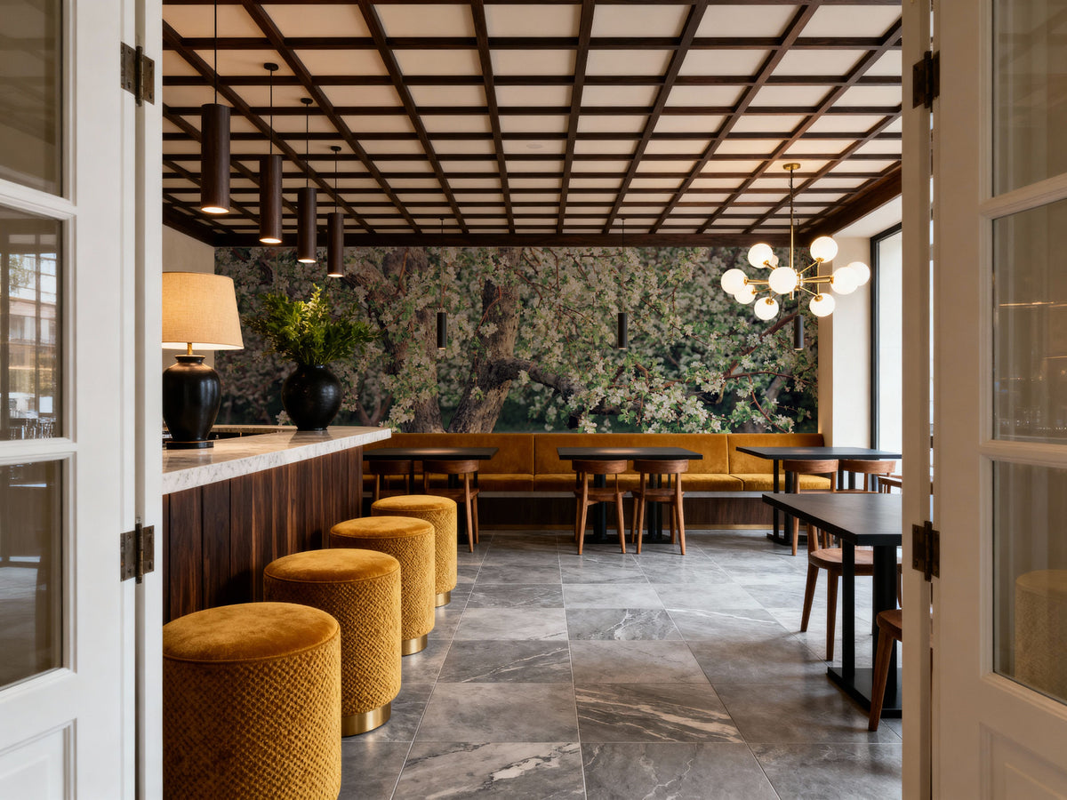 Blossom Cascade Mural Wallpaper - room preview 06