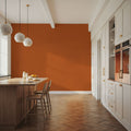 Faux Sand Stucco Finish, Pumpkin Mural Wallpaper - room preview 06