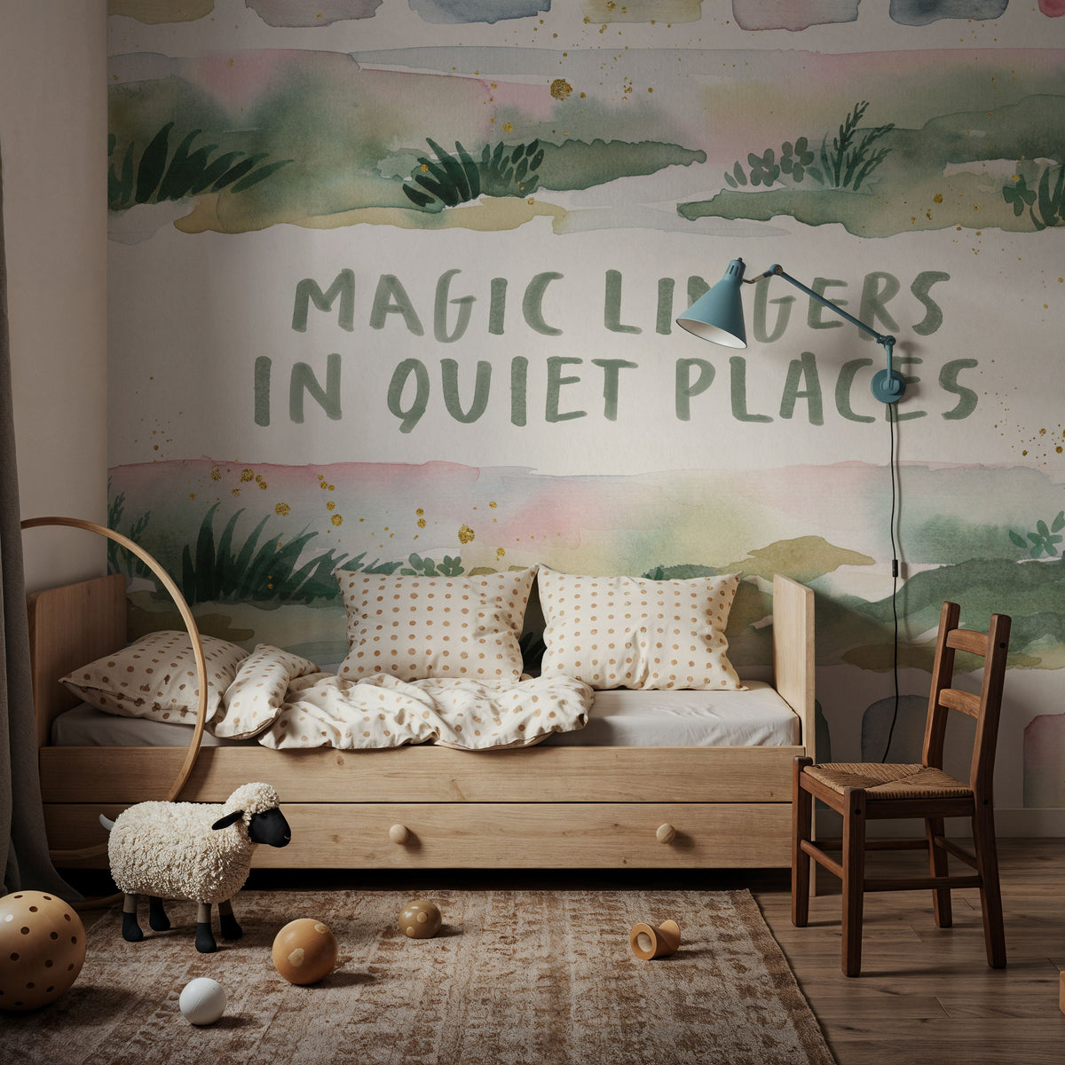 Midsummer Meadow II Mural Wallpaper - room preview 06
