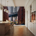 Manhattan Bridge From Dumbo Close Mural Wallpaper - room preview 06