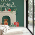 Home For the Holidays VI Mural Wallpaper - room preview 06