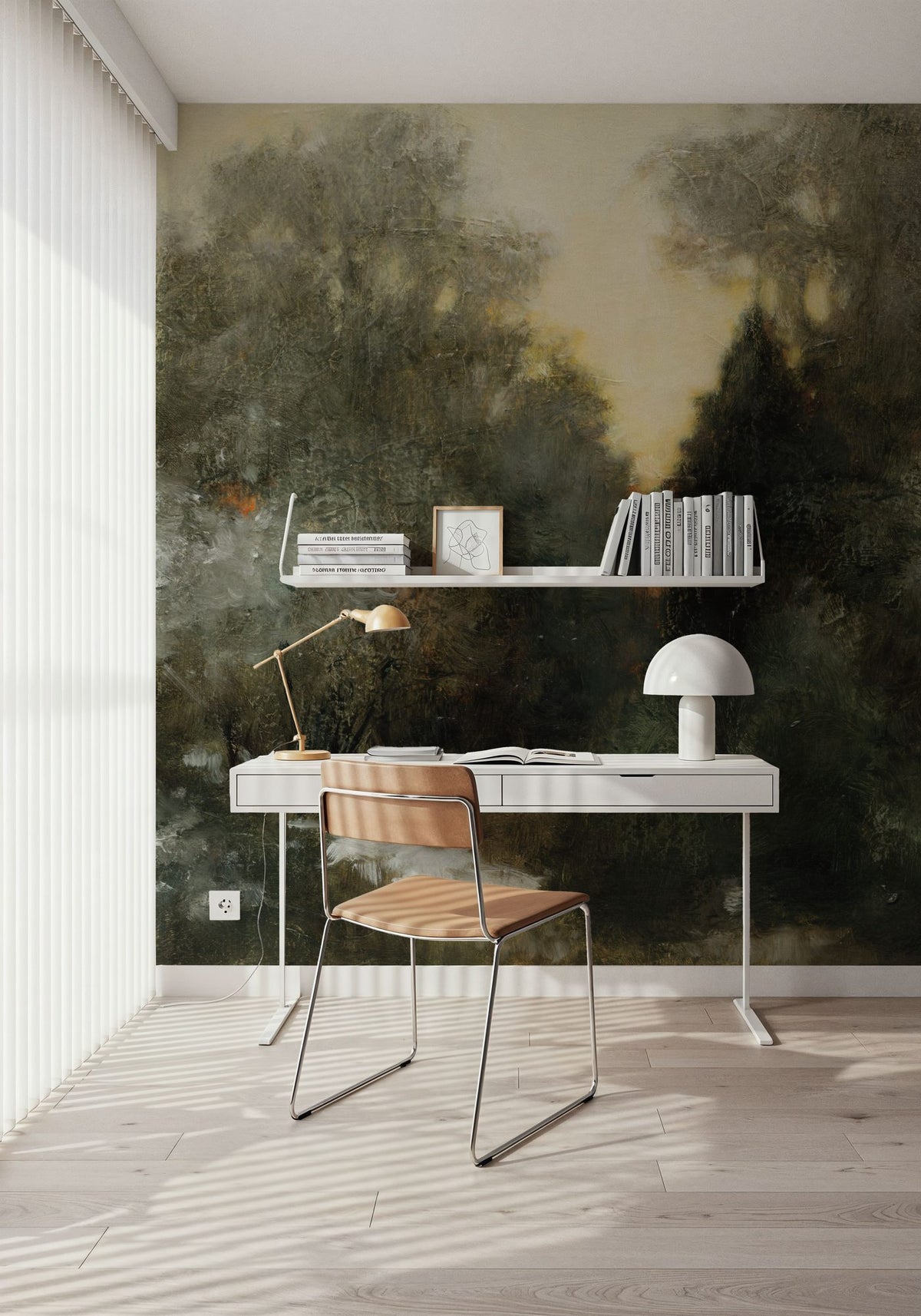Twilight Forest Mural Wallpaper - room preview 06