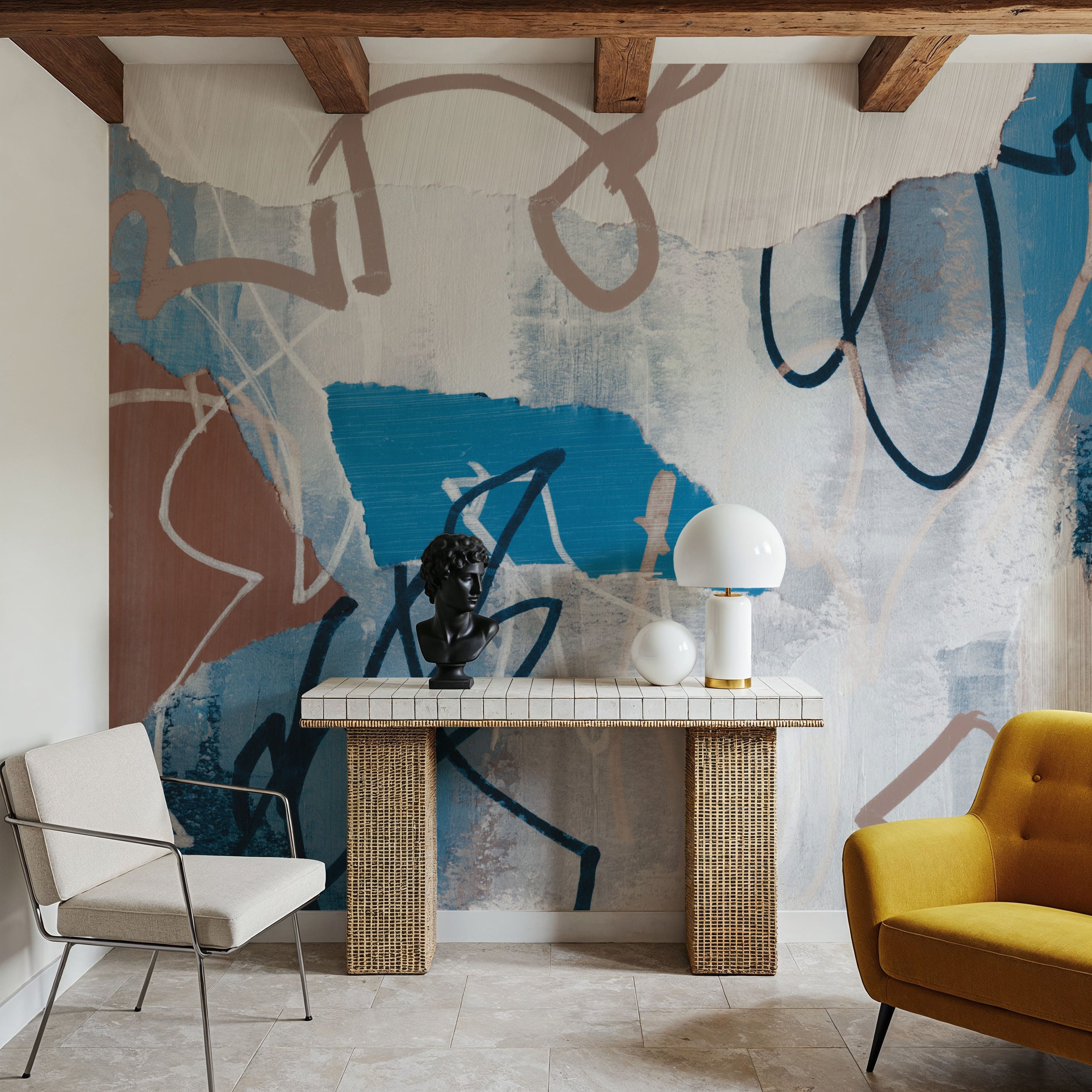 Musical Notes Mural Wallpaper
