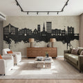 Maidstone England Skyline Concrete Mural Wallpaper - room preview 06
