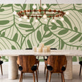 Leaf Lines Mural Wallpaper - room preview 06