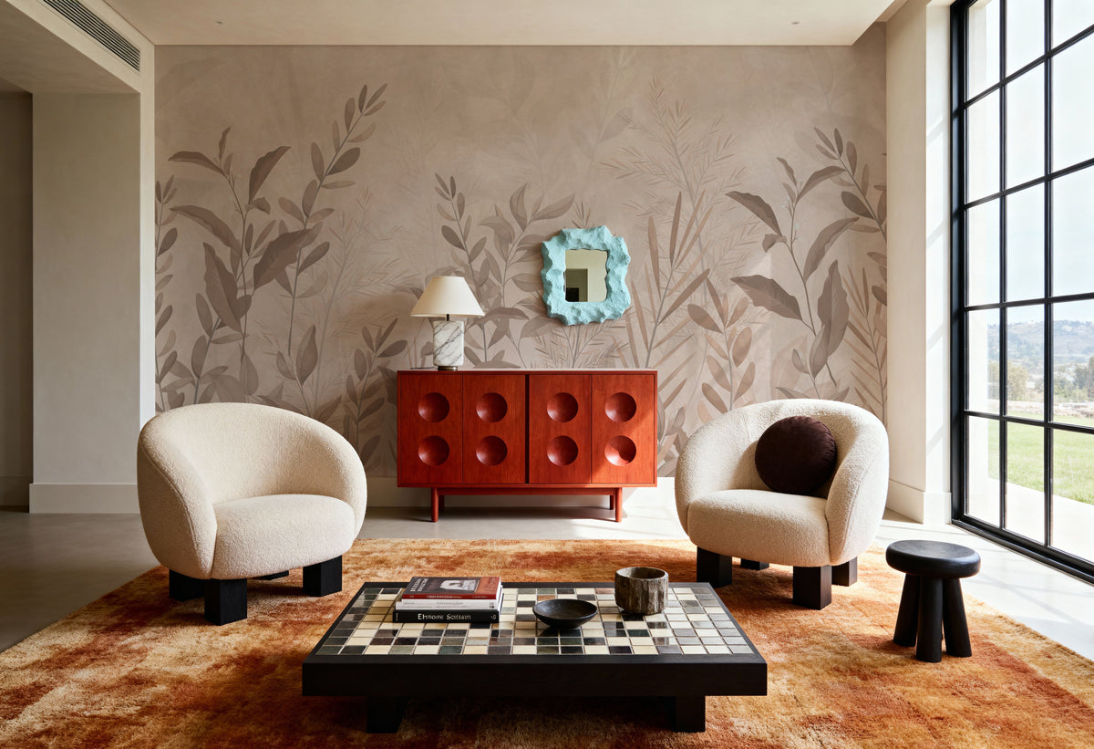 Meadow Grass Mural Wallpaper - room preview 06