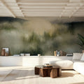 Neutral Valley Clouds Mural Wallpaper - room preview 06