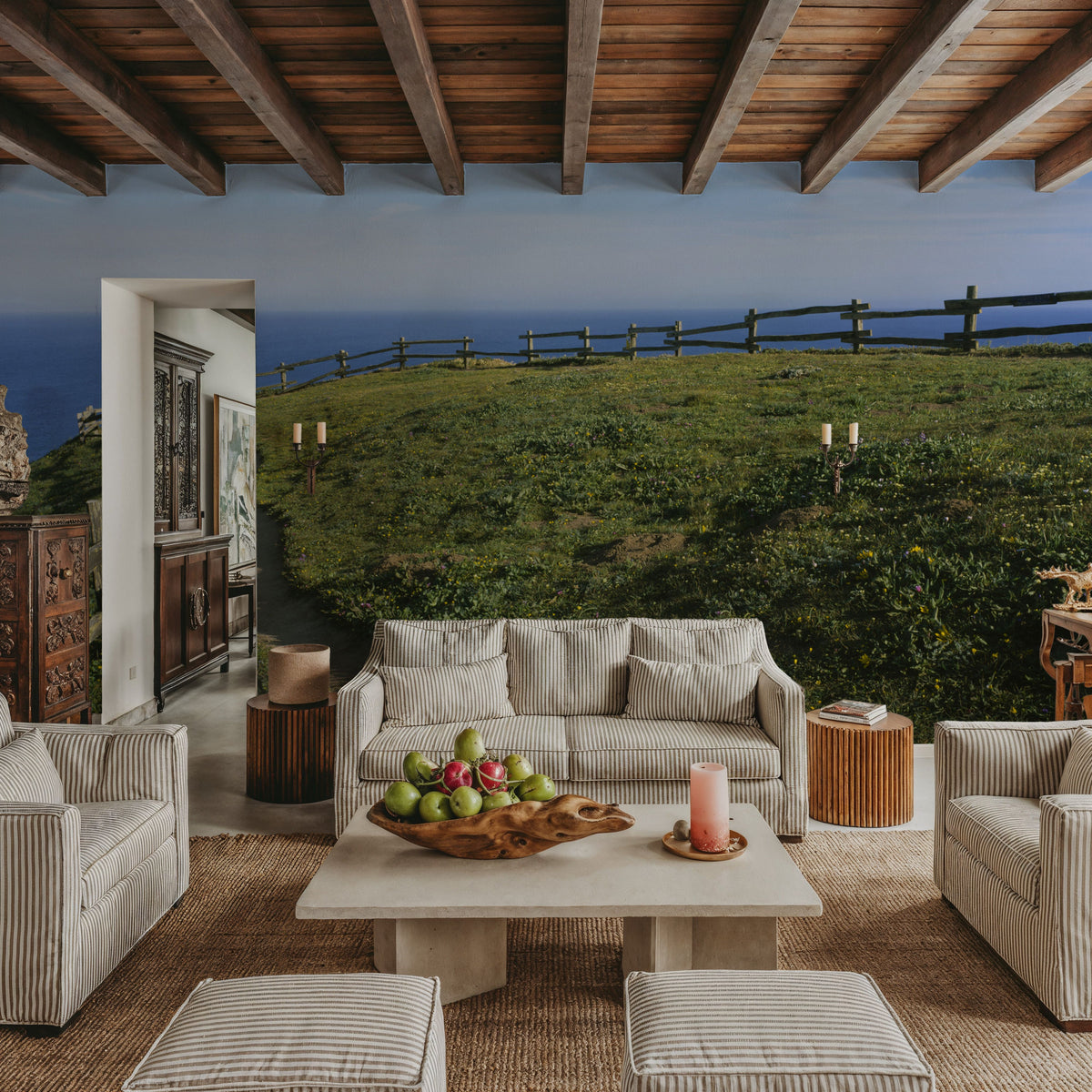 Coastal Wildflower Path Mural Wallpaper - room preview 06