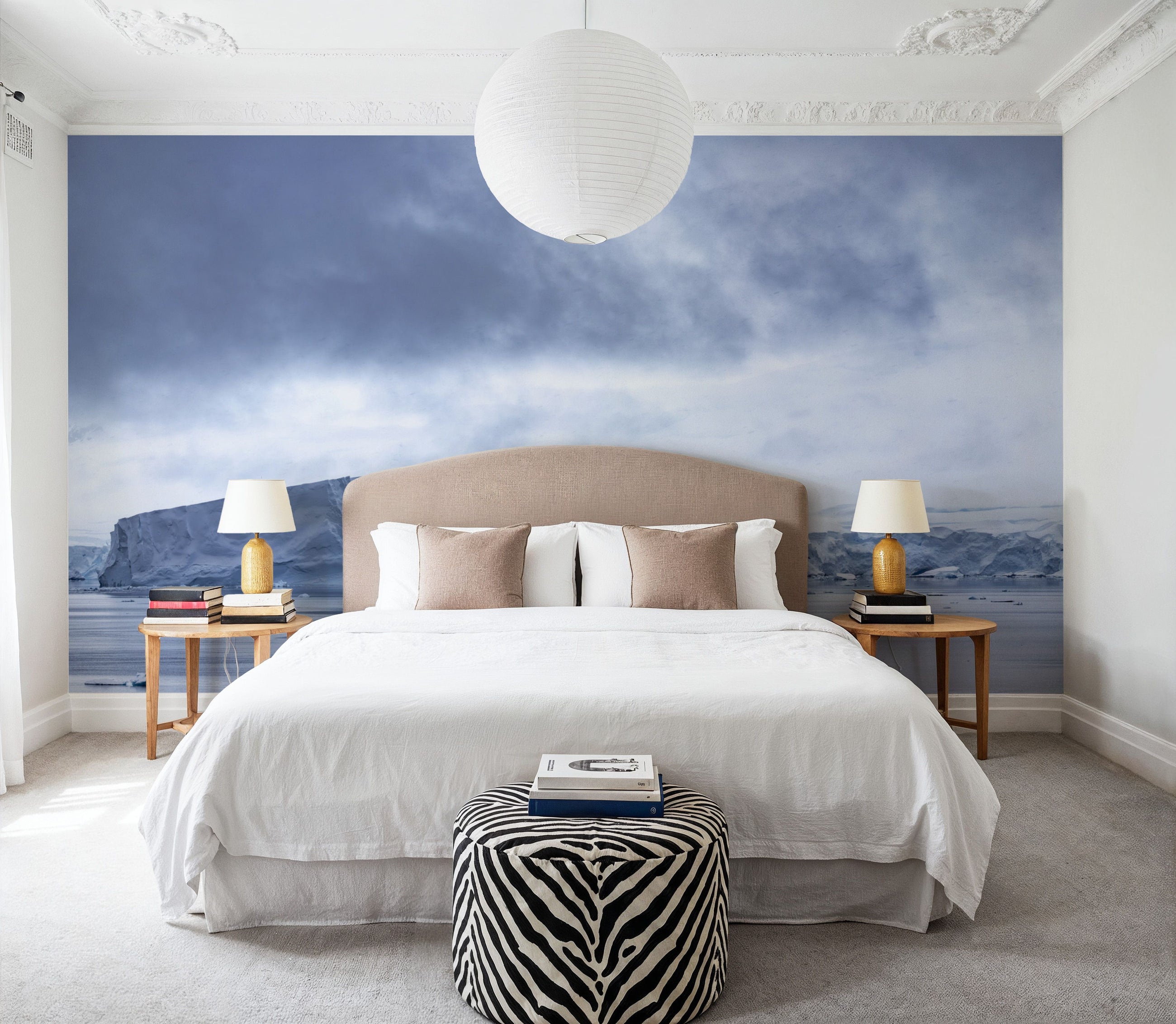 Antarctica Snowstorm Mural Wallpaper