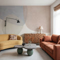 Embracing Shapes, Pastel Mural Wallpaper - room preview 06