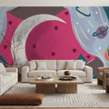 Mystical Woman II Mural Wallpaper - Purple Tone - room preview 06