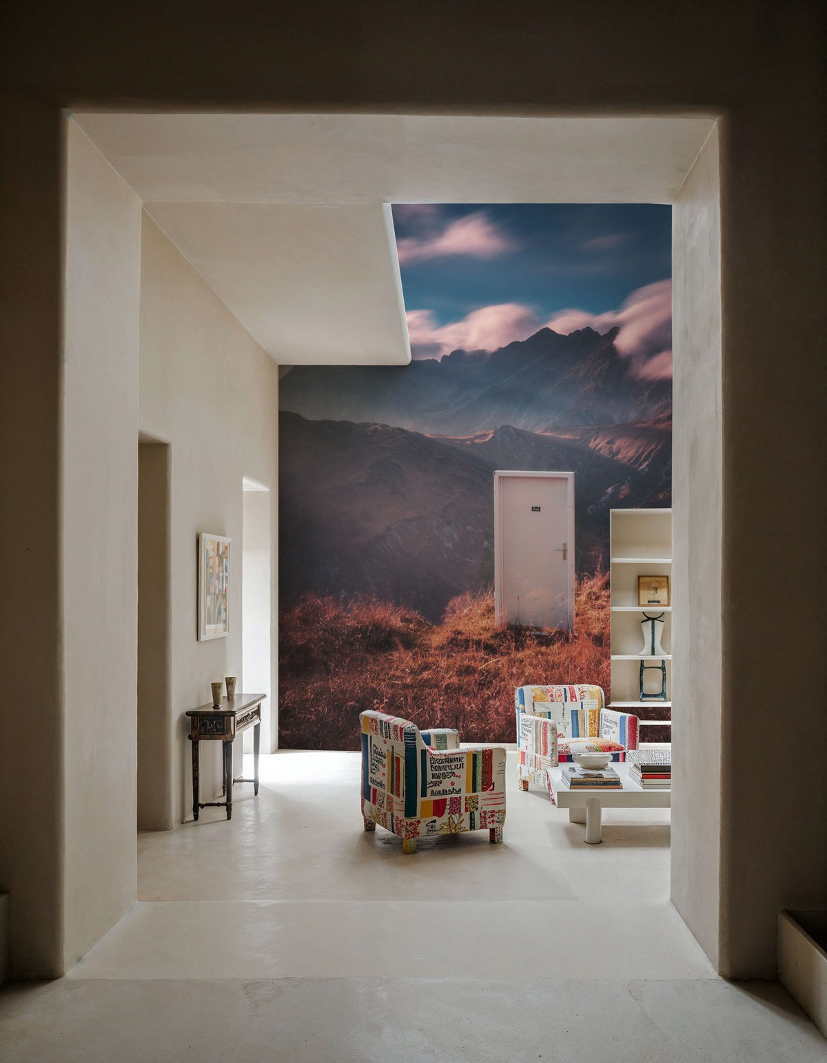 Mountain Door Mural Wallpaper - room preview 06