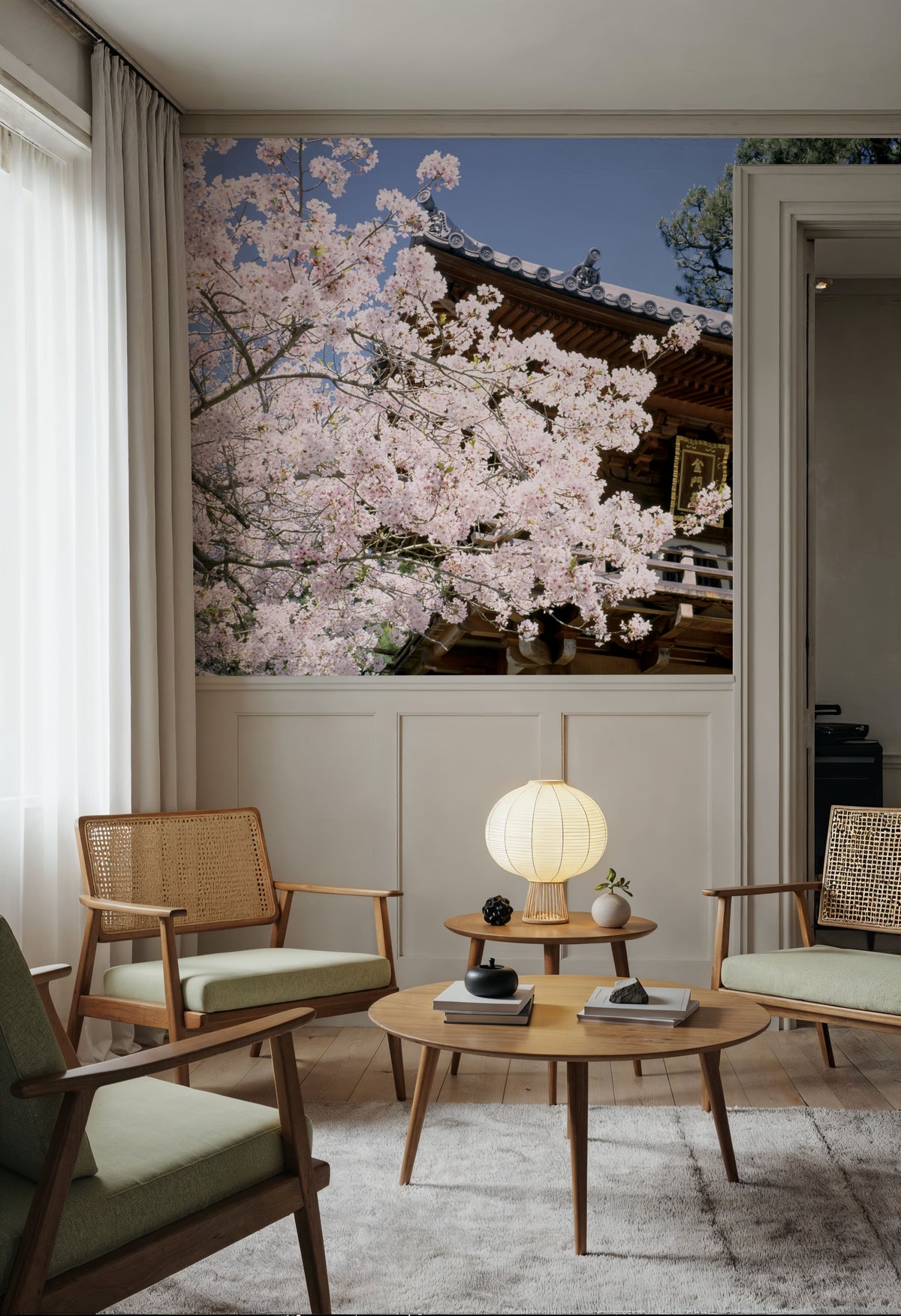 Kyoto Blossom Mural Wallpaper - room preview 06