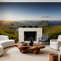 Austrian Sunrise Mural Wallpaper - room preview 06