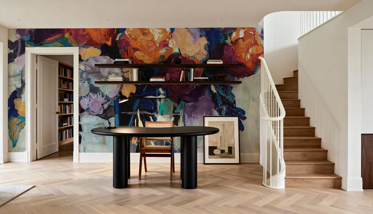 Birthday Celebration Autumn Mural Wallpaper - room preview 06
