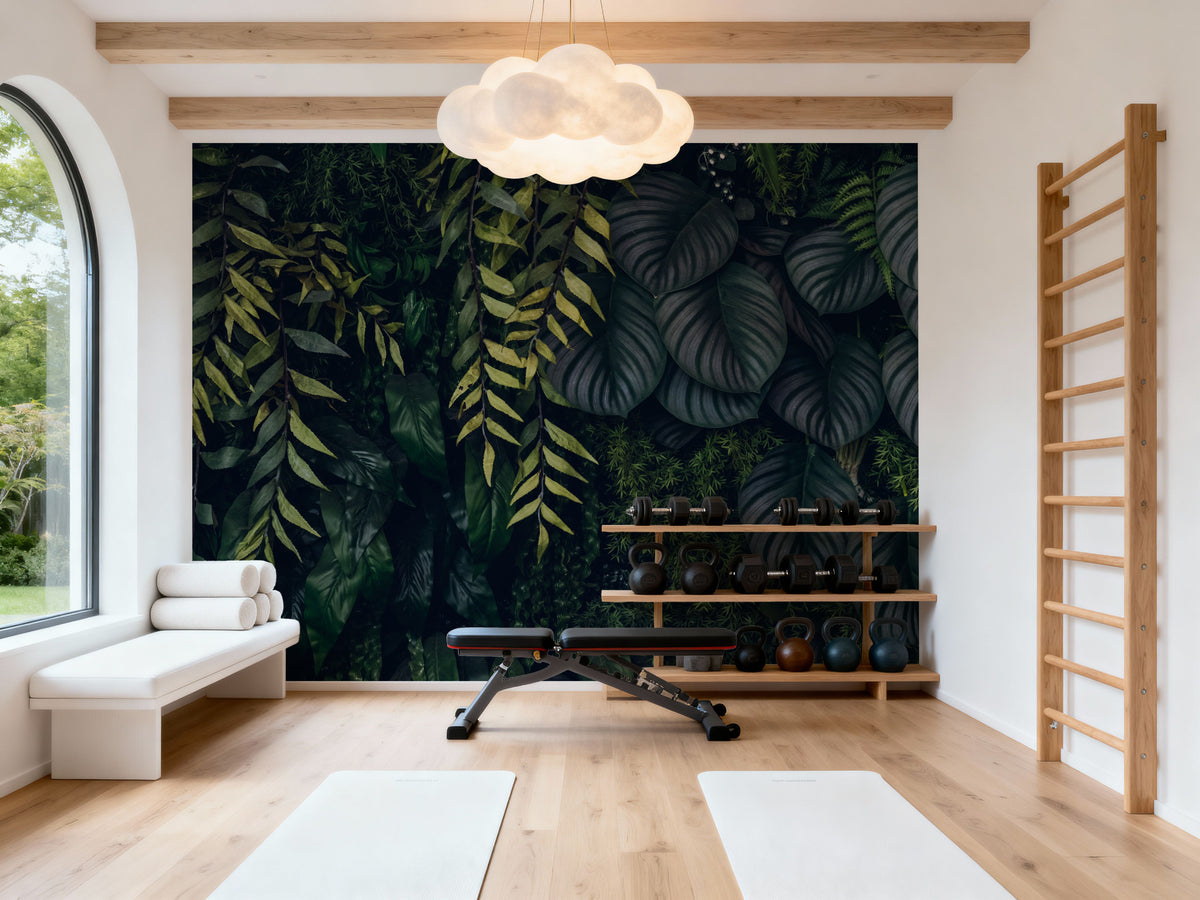 Fern Tapestry Mural Wallpaper - room preview 06