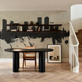 Denver Skyline Concrete Mural Wallpaper - room preview 06