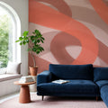 Modern Abstract Mural Wallpaper - room preview 06