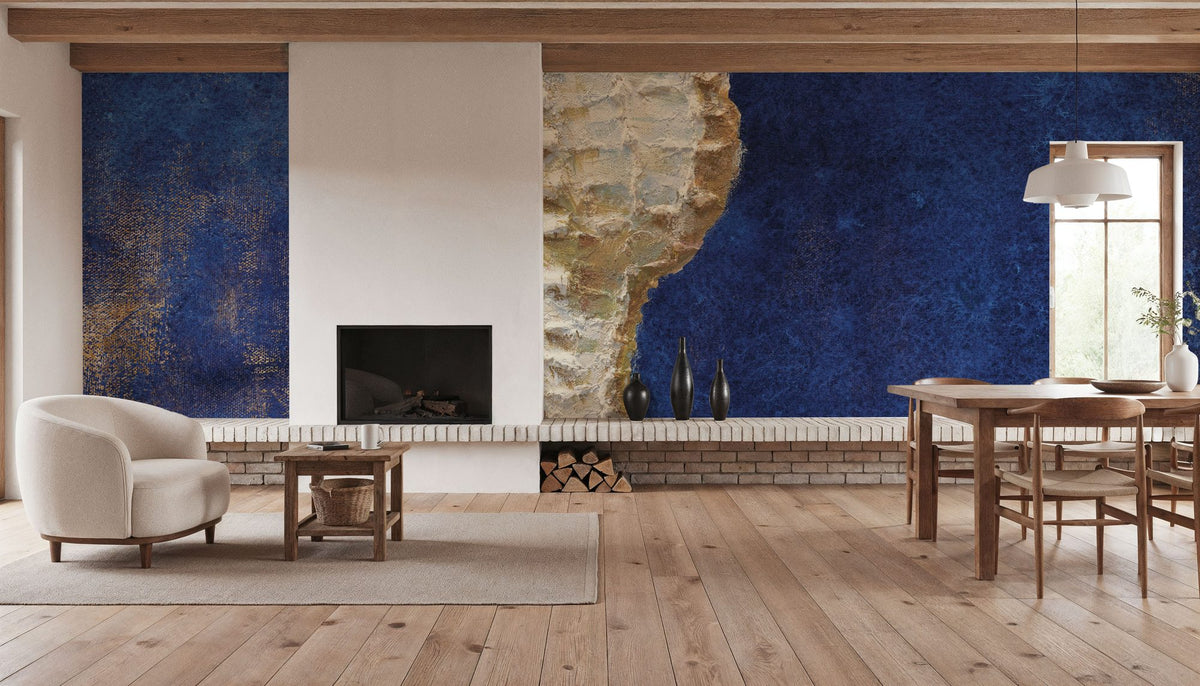 Treasures From the Sea Indigo I Mural Wallpaper - room preview 06