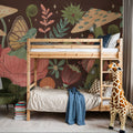 Floralscape Fairies I Dark Mural Wallpaper - room preview 06