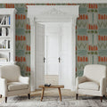 Woodland Scenes Gray Mural Wallpaper - room preview 06