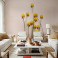 Craspedia Globosa Mural Wallpaper - room preview 06