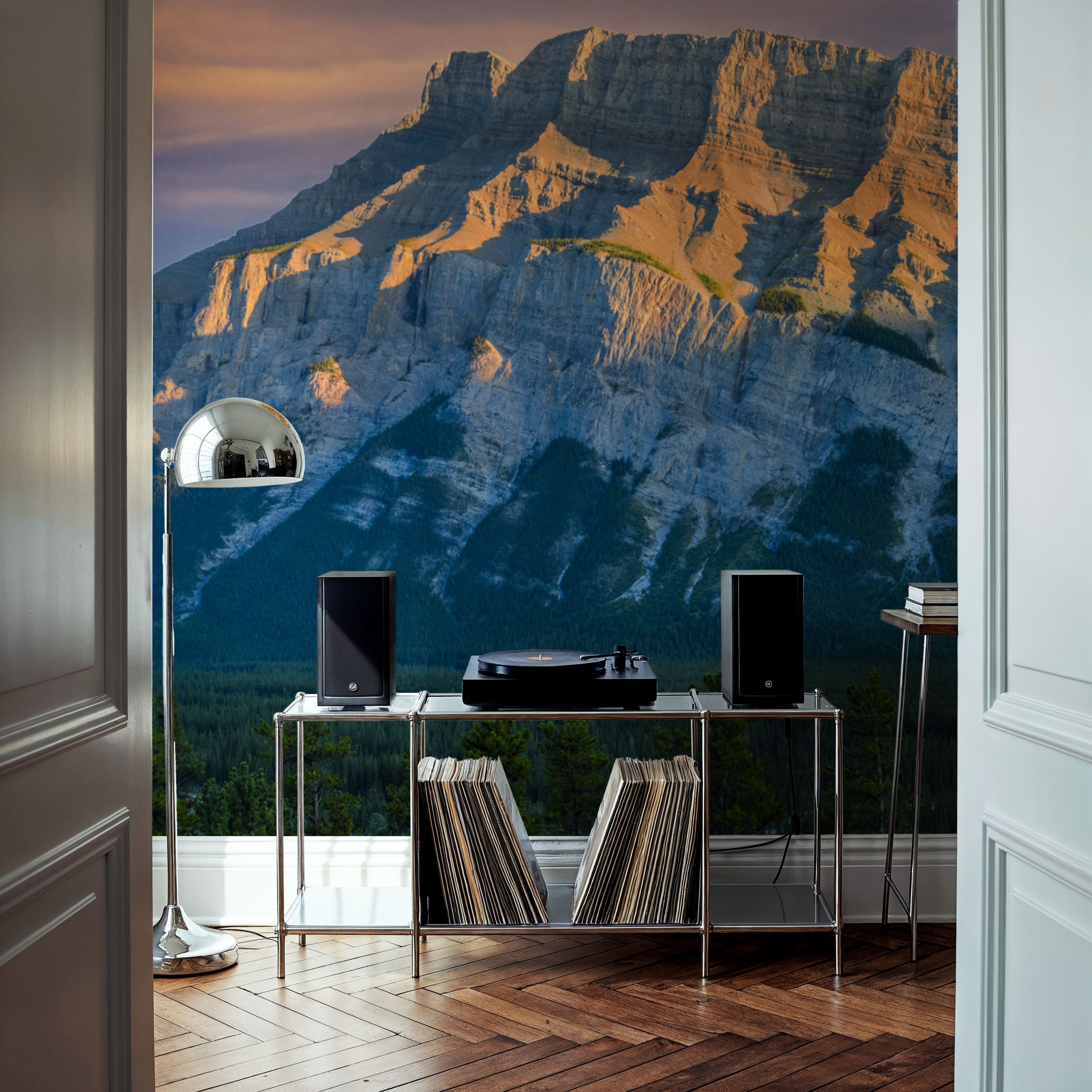 Bow River Valley Mural Wallpaper