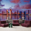 San Diego Skyline Mural Wallpaper - room preview 06