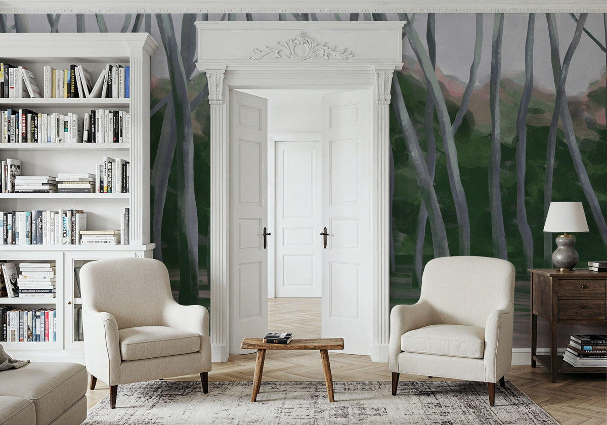 Dune Forest, Dusk Mural Wallpaper - room preview 06