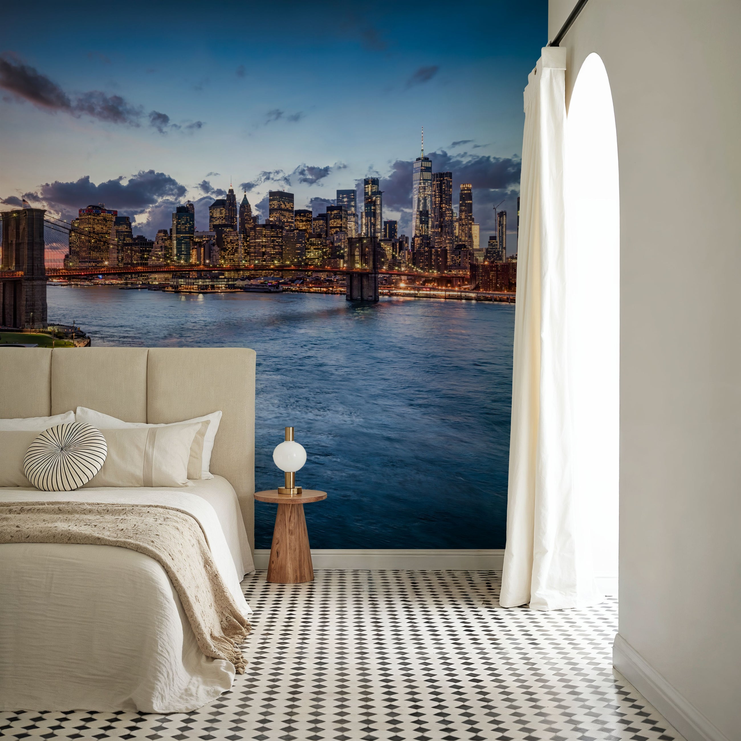 Manhattan Panorama Mural Wallpaper