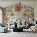 Full Bloom II Mural Wallpaper - room preview 06