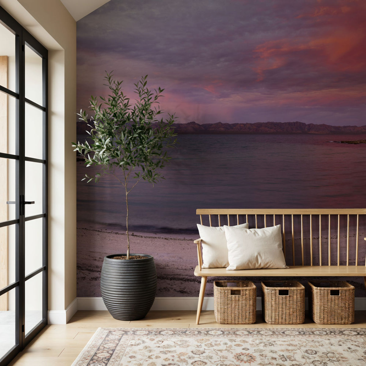 La Perla Sunrise Mural Wallpaper - room preview 06